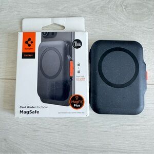 Spigen Phone MagSafe Magnetic Card Holder for IPhone 12 or Newer Hard Shell